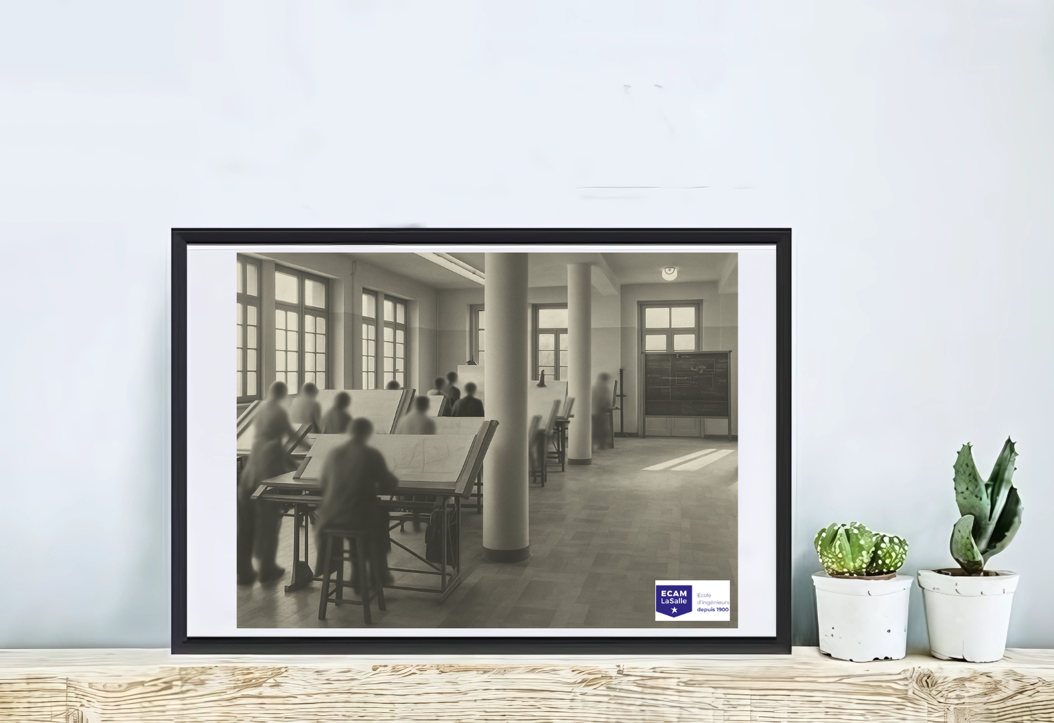 Pack 3 Photos 1950 ECAM – Version Affiches ou Encadrées