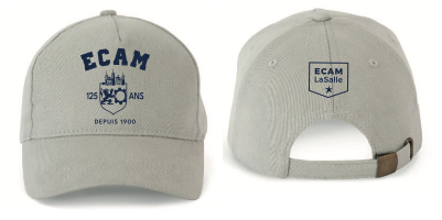 Casquette ECAM 125 ans