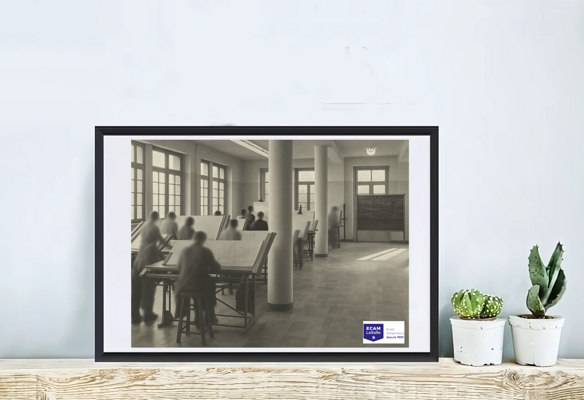 Pack 3 Photos 1950 ECAM – Version Affiches ou Encadrées