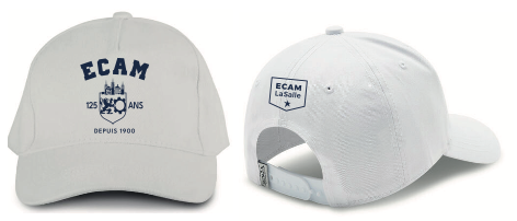 Casquette ECAM 125 ans – Broderie Premium & Fierté