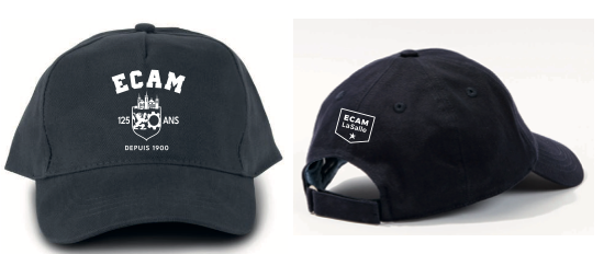 Casquette ECAM 125 ans
