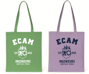 ToteBag ECAM 125 ans – Léger, Stylé et Engagé