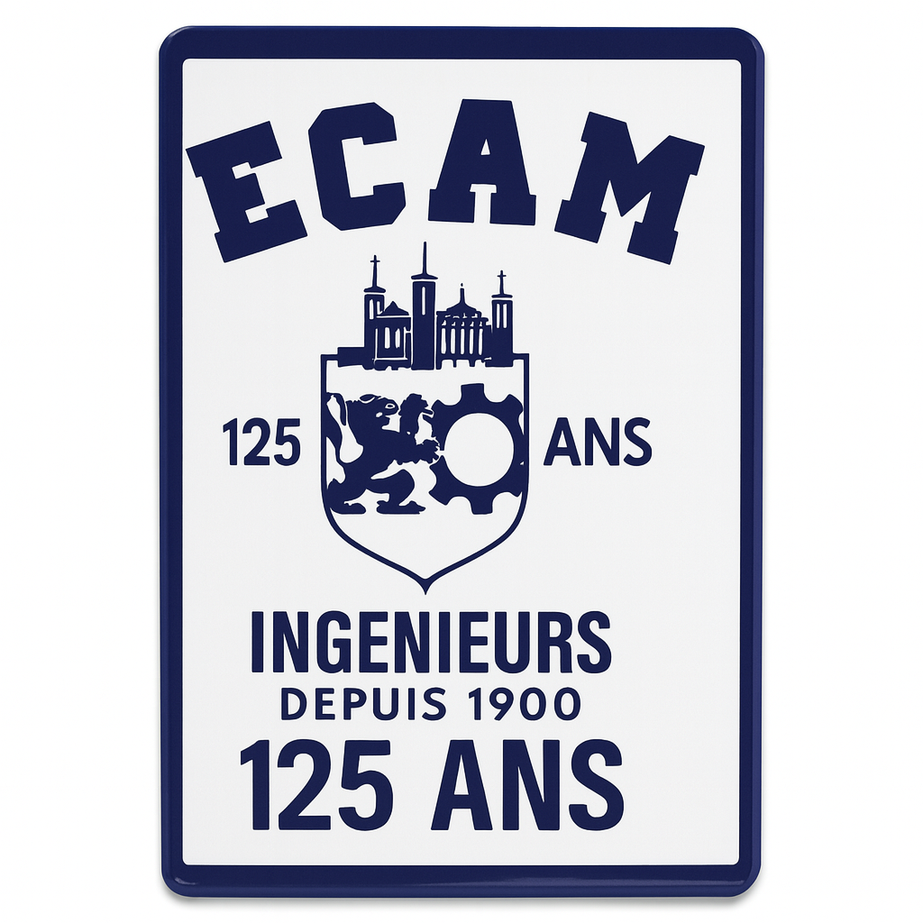 Lot de Magnets ECAM 125 ans – Blason & Héritage